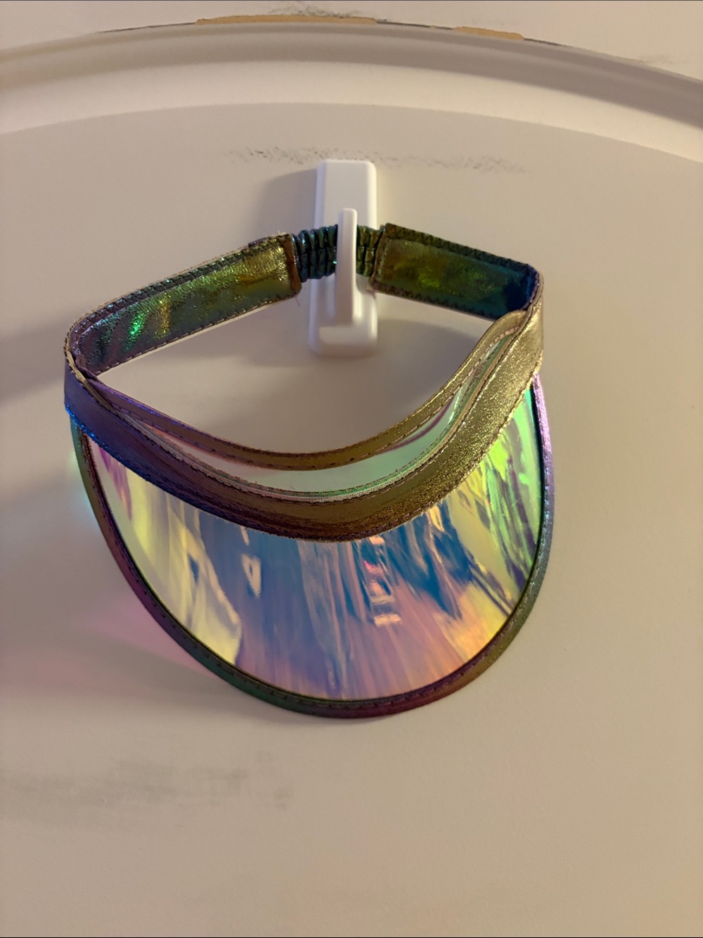 Iridescent Holographic Visor Hat kids Accessories